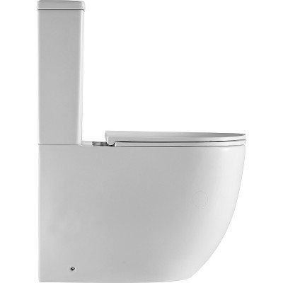 Унитаз напольный компакт D&K Matrix DT1397016 с бачком микролифт