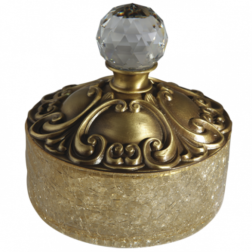 MIGLIORE Cristalia SWAROVSKI 16761 баночка низкая, 5 см, бронза