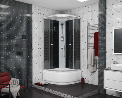 Душевая кабина Niagara Eco NG-7507-14 80x80х215 см высокий поддон