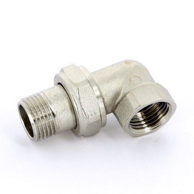 Разъемное соединение НВ никелированное с прокладкой O-ring UNI-FITT 1/2" угловое (651N2000)