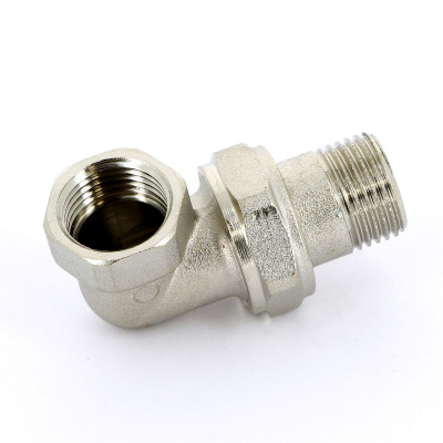 Разъемное соединение НВ никелированное с прокладкой O-ring UNI-FITT 1/2" угловое (651N2000)