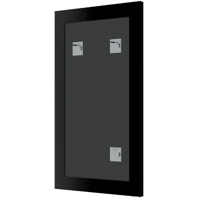 Зеркало настенное Evoform Definite 144х54 BY 3104 в багетной раме Виньетка состаренное серебро 56 мм