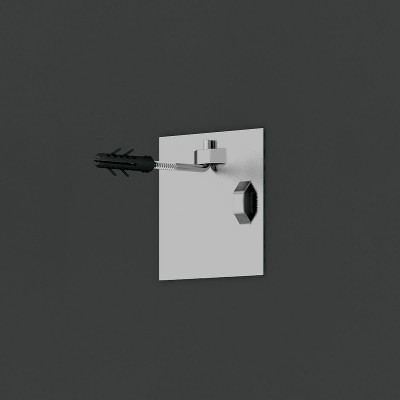 Зеркало настенное Evoform Definite 144х54 BY 3104 в багетной раме Виньетка состаренное серебро 56 мм