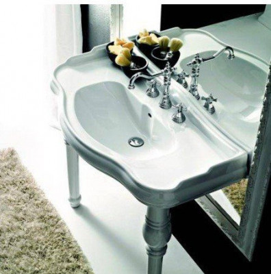 MIGLIORE BELLA 30331 раковина консоль, керамика, белый