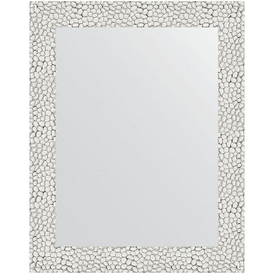 Зеркало настенное Evoform Definite 48х38 BY 3002 в багетной раме Чеканка белая 46 мм