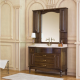 Аллигатор-мебель Capan С(D) (цвет 84) комплект мебели для ванной, массив дуба ширина тумбы и зеркала 120 см (С(D) (цвет 84) 120 см)