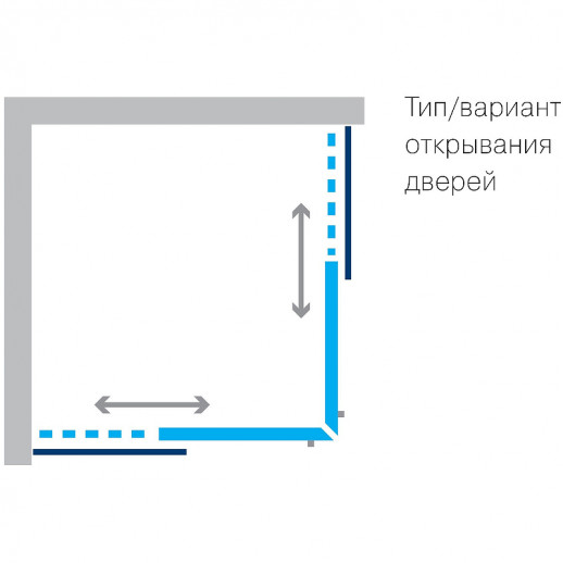 Душевой угол Koller Pool Grace 120X80 G12080SC пр-ль хром стекло прозрачное