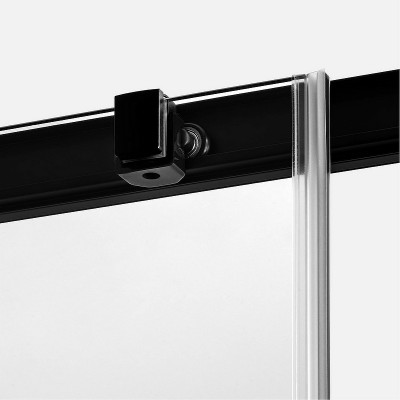 Душевой угол New Trendy Prime Black 120х90 L D-0320A/D-0129B пр-ль черный стекло прозрачное