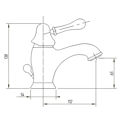 MIGLIORE Maya 18917 смеситель для раковины, бронза