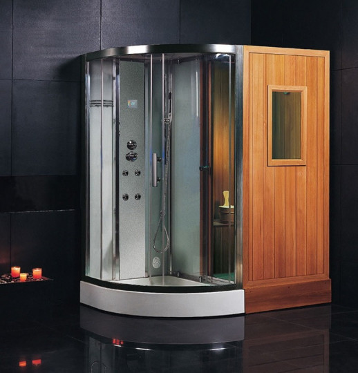 Душевая кабина с гидромассажем и турецкой баней EAGO DS202F8 R