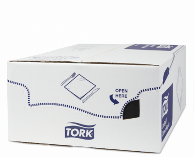Салфетки Tork LinStyle, Premium, 39х39 см, 1 сл, 50 листов, черные