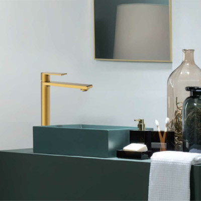 Смеситель для раковины Vincea Vogue VBF-1V2BG золото