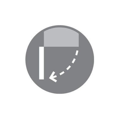 Roca Victoria Nord ZRU9000029 зеркальный шкаф 60 см, левый