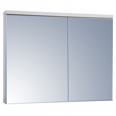 Зеркальный шкаф Aquaton Брук 100 белый (1A200702BC010), для ванной