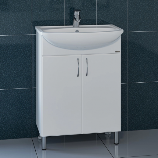 Тумба для умывальника напольная СаНта "Сити - 60.0" (под умывальник Уют 60)