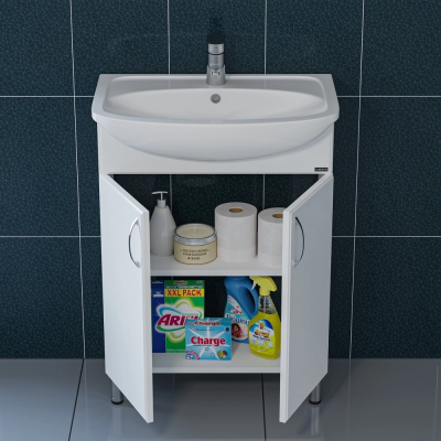 Тумба для умывальника напольная СаНта "Сити - 60.0" (под умывальник Уют 60)