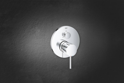 Внешняя часть смесителя для ванны GROHE Atrio New с переключателем на 3 положения, хром (24096003)