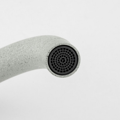 Смеситель Frap для кухни однорычажный поворотный серый (F40899-2)