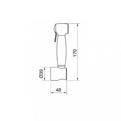 MIGLIORE Karina 20097 гигиенический душевой комплект, хром