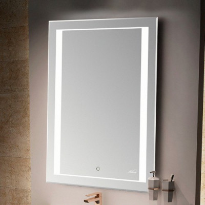 Зеркало в ванную с LED-подсветкой MELANA-6080 MLN-LED006 прямоугольное 600х800