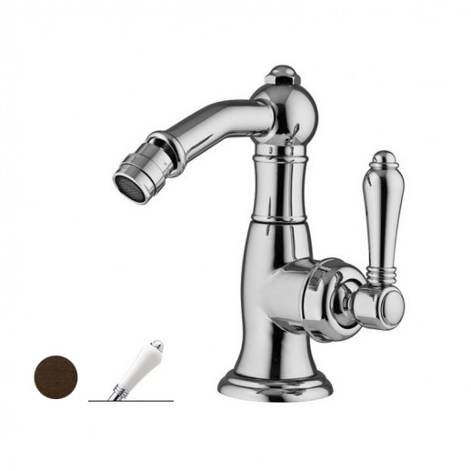 Nicolazzi Cinquanta 3453 DB 76C смеситель для биде с д/к, темная бронза/ручка P.Mont Blanc
