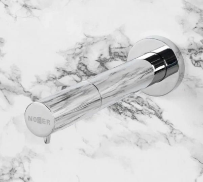 Автоматический диспенсер для мыла Nofer Evomatic 03120.B из латуни настенный 1000 мл глянец