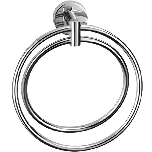 Кольцо для полотенец Haiba HB1704-1 двойное (металл) хром