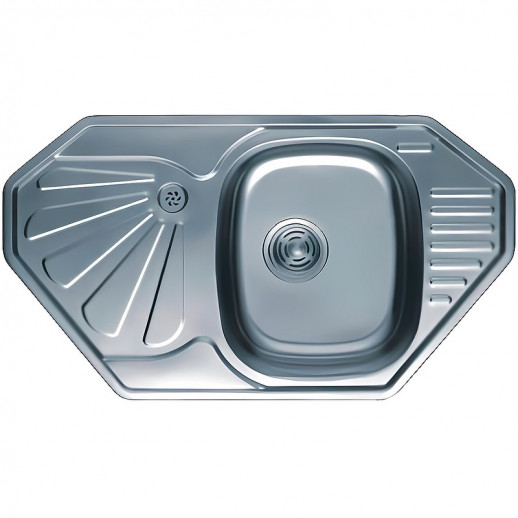 Кухонная мойка Haiba 85 HBS8547 (нерж сталь) матовая