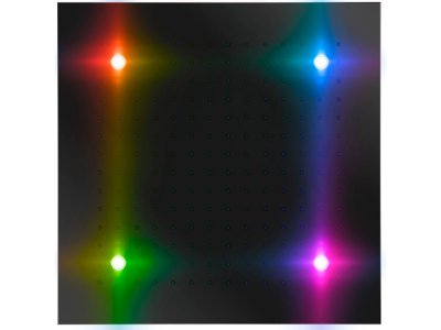 Otler Pearl PA42 квадратный душ с подсветкой, 7 цветов, 42см х 42см 