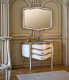 Аллигатор-мебель Royal Престиж 115A комплект мебели для ванной (белый с золотой патиной), массив дуба Аллигатор-мебель Royal Престиж 115A комплект мебели для ванной (цвет белый с золотой патиной) (115A бел/зол патина)