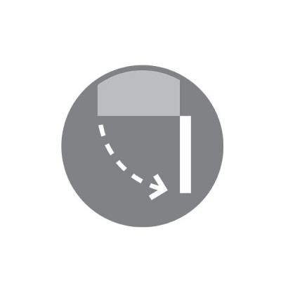 Roca Victoria Nord ZRU9000030 зеркальный шкаф 60 см, правый