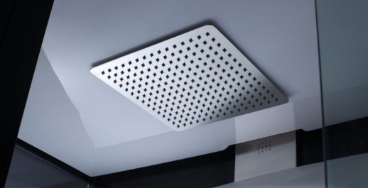 Душевая кабина Orans SR-89101LS черная, с баней