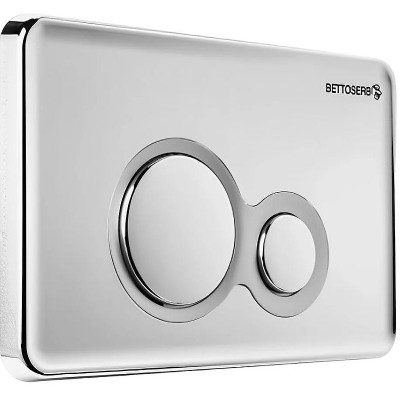 Клавиша смыва Bettoserb Sava Fix Slim Jerez 40006465 хром хром пластик