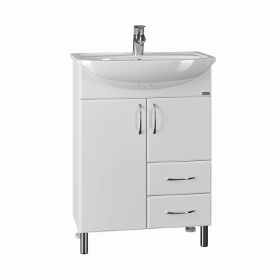 Тумба для умывальника напольная СаНта "Сити - 60.0" с 2я(под умывальник Уют 60)