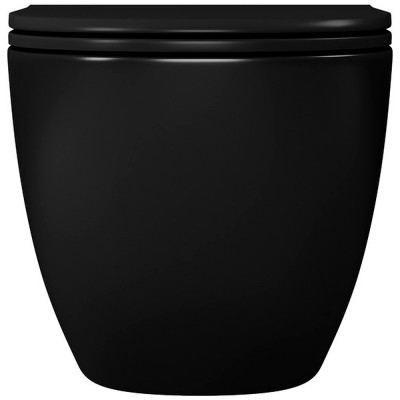 Унитаз D&K Matrix DT1396025 подвесной черный микролифт