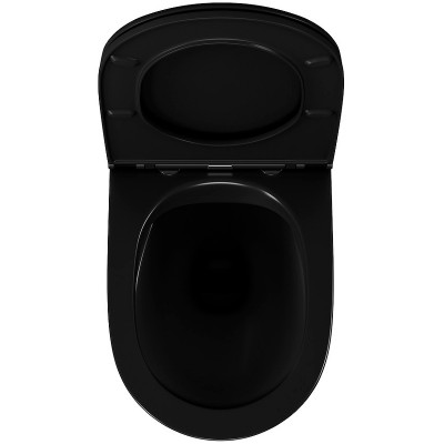Унитаз D&K Matrix DT1396025 подвесной черный микролифт