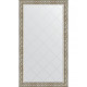 Зеркало напольное Evoform ExclusiveG Floor 205х115 BY 6374 с гравировкой в багетной раме Барокко серебро 106 мм  (BY 6374)