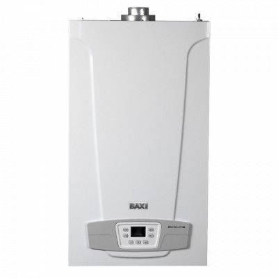 Котел газовый BAXI ECO LIFE 24F настен, 24 кВт, двухконтурный, с закрыт. кам. сгор. (7814104)
