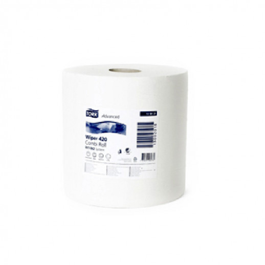 Протирочная бумага Tork Advanced 2-сл, 525м, 35х26см