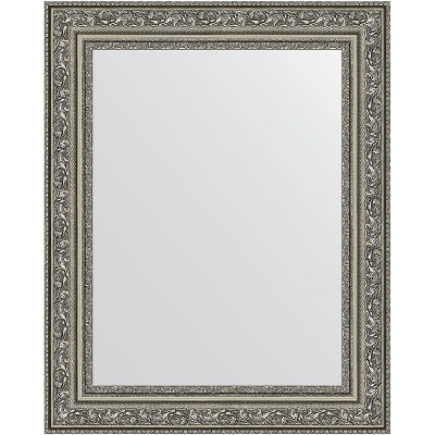 Зеркало настенное Evoform Definite 50х40 BY 3008 в багетной раме Виньетка состаренное серебро 56 мм