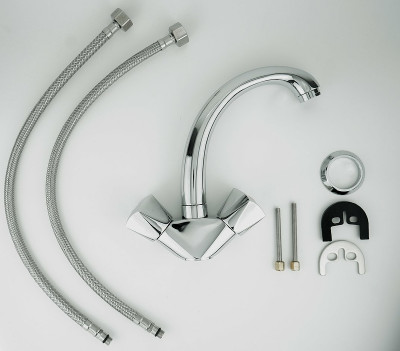 Смеситель для раковины ESKO Moscow MS 26 хром двухвентильный