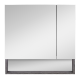 Зеркальный шкаф для ванной Misty Темза 75 с полочкой 75х75 (П-Тем04075-01)  (П-Тем04075-01)