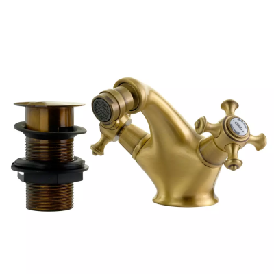 Смеситель для биде с донным клапаном MIGLIORE Prestige 31603, бронза