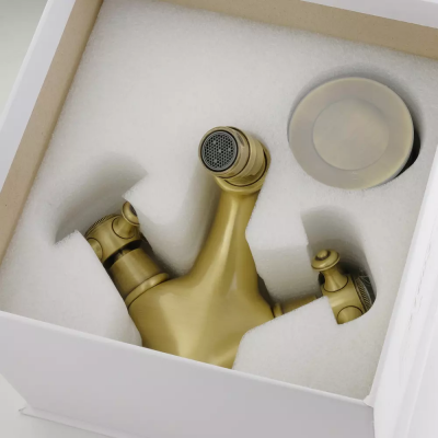 Смеситель для биде с донным клапаном MIGLIORE Prestige 31603, бронза