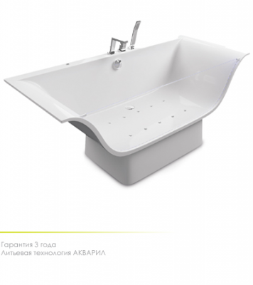 Акватика Плазма Стандарт ванна без гидромассажа, 190 см х 80 см
