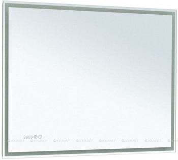 Зеркало в ванную Aquanet Оптима 100 белый матовый подвесное (00288967)