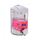 Диспенсер для жидкого мыла Primanova прозрачный с хромом (400 мл) ABS-пластик, TITIZ  (D-SD86)