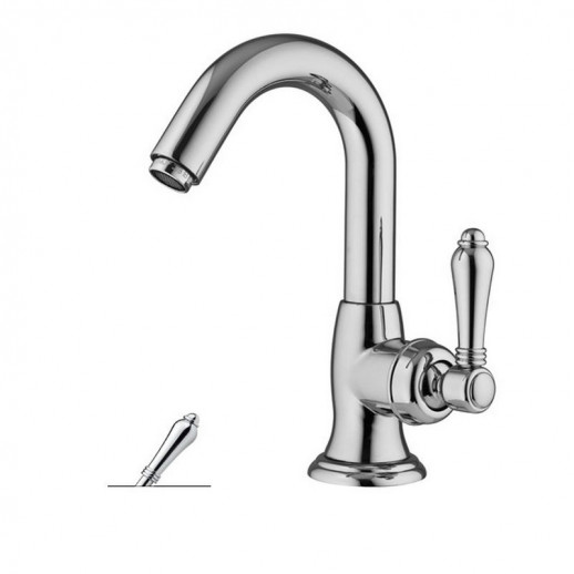 Nicolazzi Cinquanta 3454 CR 75C смеситель для раковины с д/к, хром/ручка El Capitan