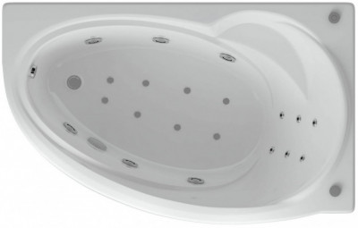 Акриловая ванна Aquatek Бетта асимметричная правая 170x97 R (с гидромассажем) BET170-0000011