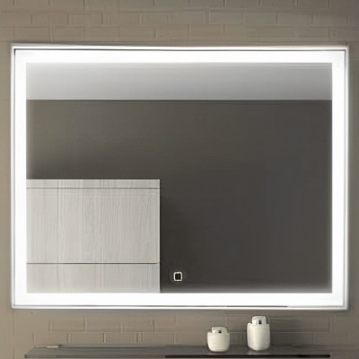 Зеркало в ванную с LED подсветкой Relisan REBECCA Гл000024371, 90x70 прямоугольное